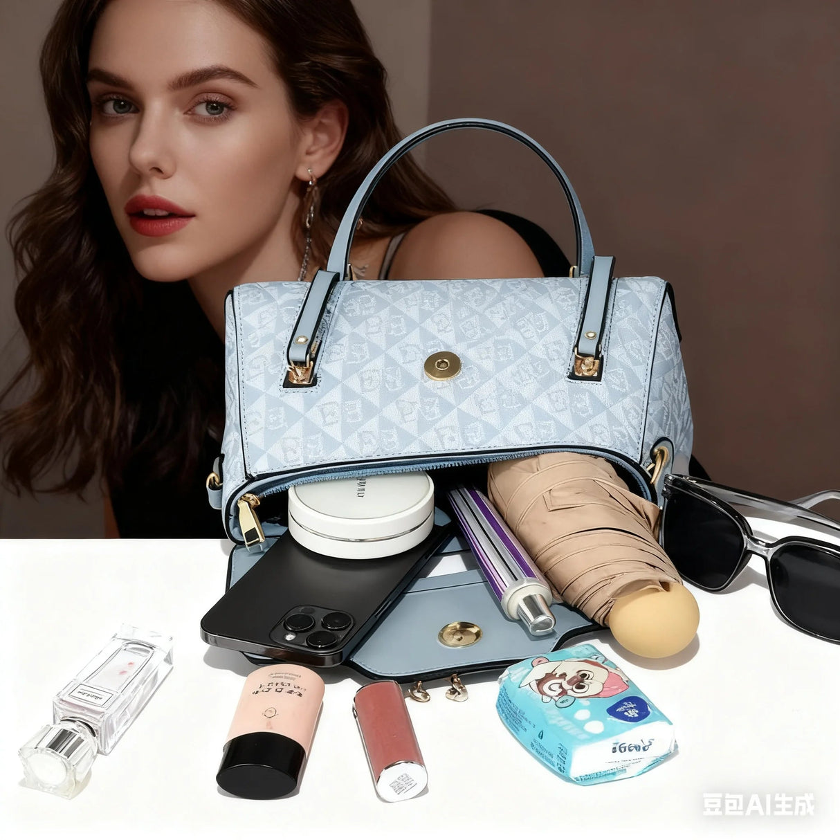 Chic Embossed Plain Shoulder Crossbody 2026 Trend Provain Shop