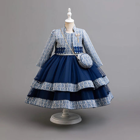 HETISO Girls Letter Print TwoPiece Spring Autumn Dress Set Provain Shop