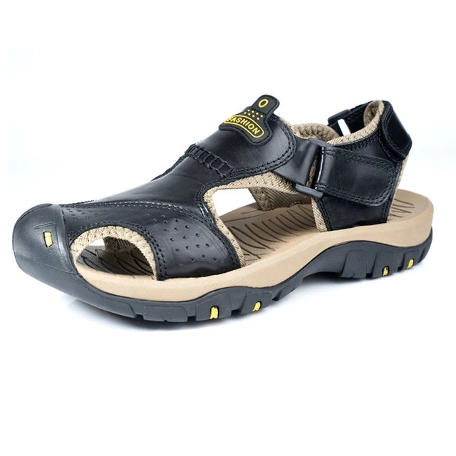 Mens Summer NonSlip Leather Hiking Sandals Sizes 3848 Provain Shop