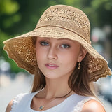 Chic Korean Summer Straw Sun Hat for Women Provain Shop