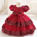 Cute Cotton Bow Party Dresses for Girls 16 Provain Shop