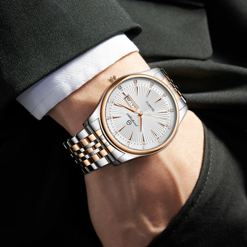 PENGAGAR Luxury Waterproof Stainless Steel Chronograph Mens Watch Provain Shop