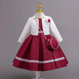 Elegant Lace Girl Party Dress  Christmas Gift with Bag Provain Shop