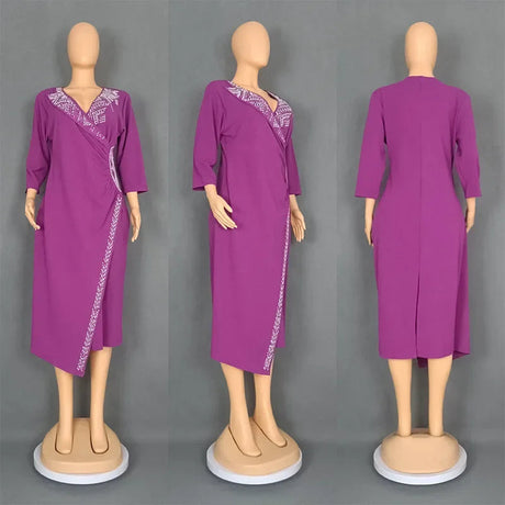 African Dashiki Summer Maxi Dress for Evening Parties Provain Shop