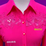 Luxury Hot Stamped Mom Blouse 2025 SpringAutumn Style Provain Shop