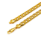 24K Pure Gold Cuban Chain Necklace for Him  Her Provain Shop