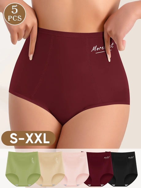 Tummy Control ButtLifting Cotton Panties 5Pack Provain Shop