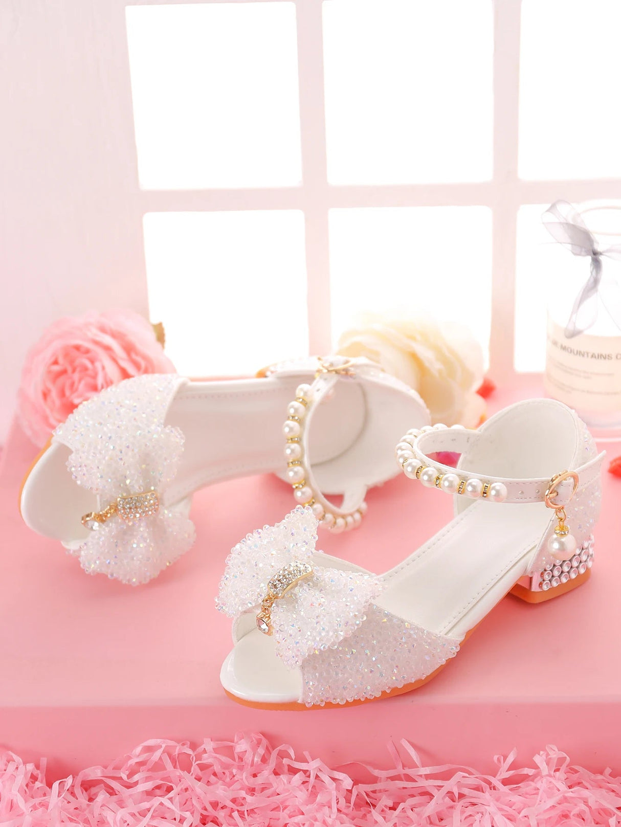 Sparkling Formal Girls Dress Sandals for Fashion Shows Provain Shop