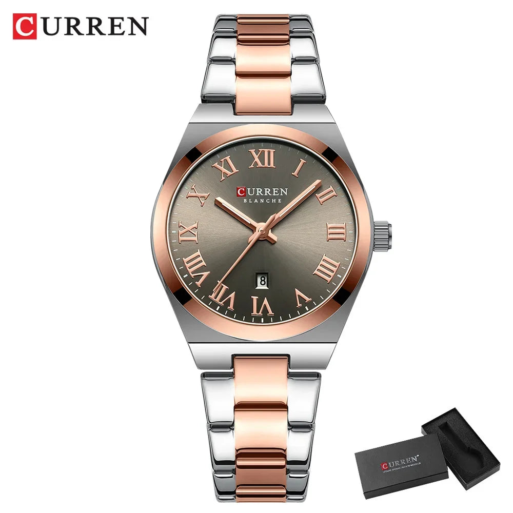 Waterproof Stainless Steel Fashion Analog Ladies Dress Watch Provain Shop