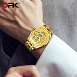 OPK8135 Mens Steel Watch Night Glow Waterproof Provain Shop