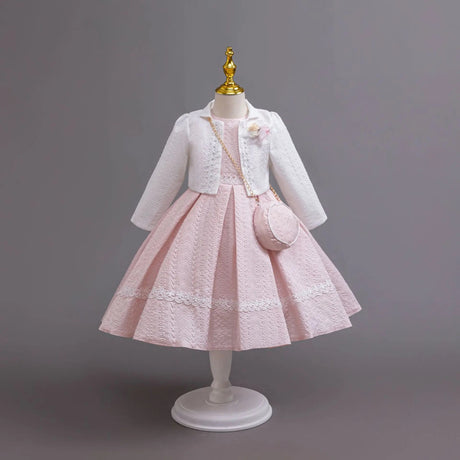 Elegant Lace Girl Party Dress  Christmas Gift with Bag Provain Shop