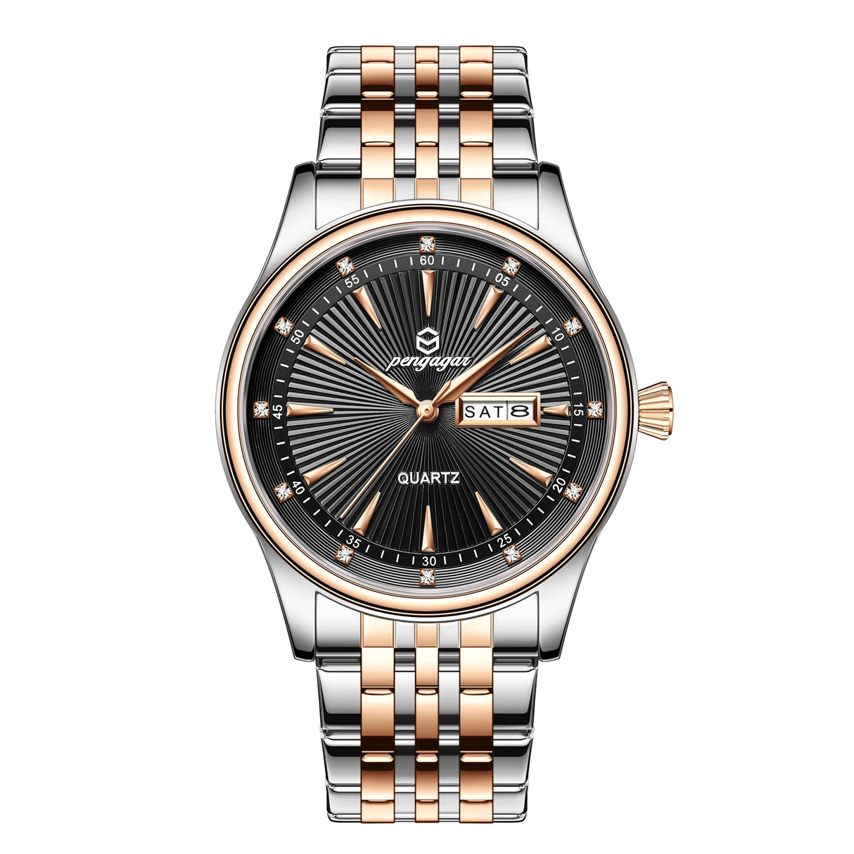 PENGAGAR Luxury Waterproof Stainless Steel Chronograph Mens Watch Provain Shop