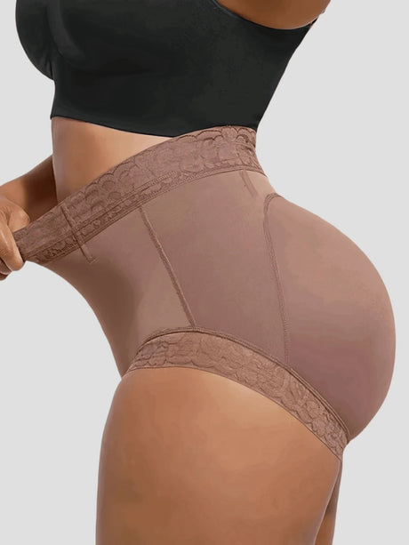 Leopard Print Tummy Control ButtLifting Shapewear Panties Provain Shop