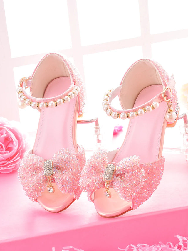 Sparkling Formal Girls Dress Sandals for Fashion Shows Provain Shop