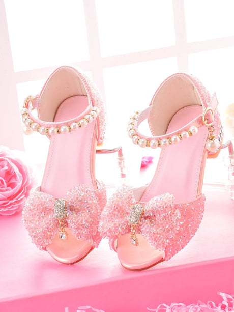 Sparkling Formal Girls Dress Sandals for Fashion Shows Provain Shop
