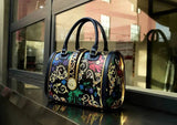 Classic Geometric Pillow Tote Spacious Microfiber Messenger Bag Provain Shop