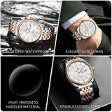 PENGAGAR Luxury Waterproof Stainless Steel Chronograph Mens Watch Provain Shop