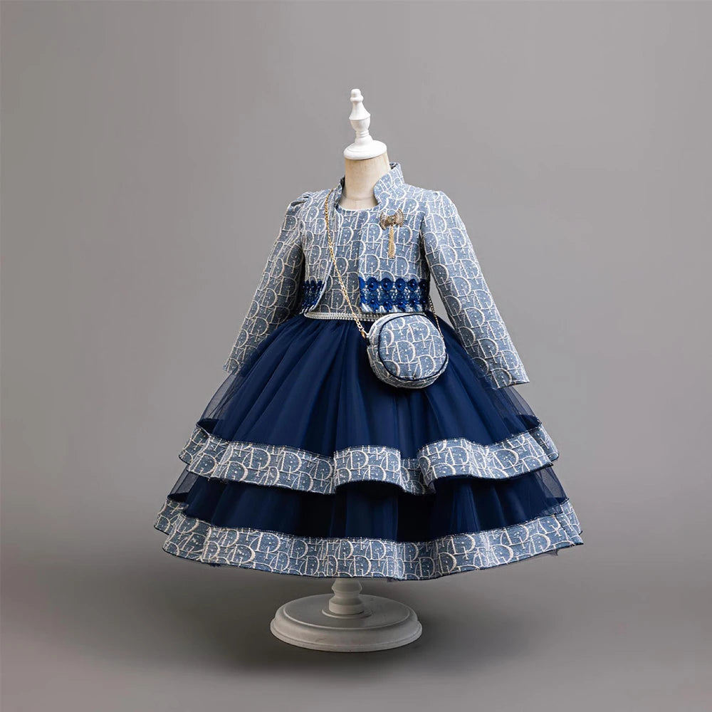 HETISO Girls Letter Print TwoPiece Spring Autumn Dress Set Provain Shop