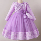 HETISO Girls Tulle Princess Dress with Matching Bag 310Y Provain Shop