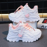 Girls Network Red Sports Dad Shoes  SpringAutumn Kids Provain Shop