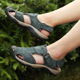 Mens Summer NonSlip Leather Hiking Sandals Sizes 3848 Provain Shop