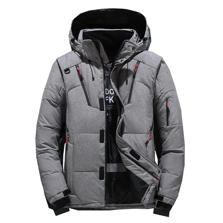 Mens Thick Down Parka  Warm Windproof Winter Jacket Provain Shop