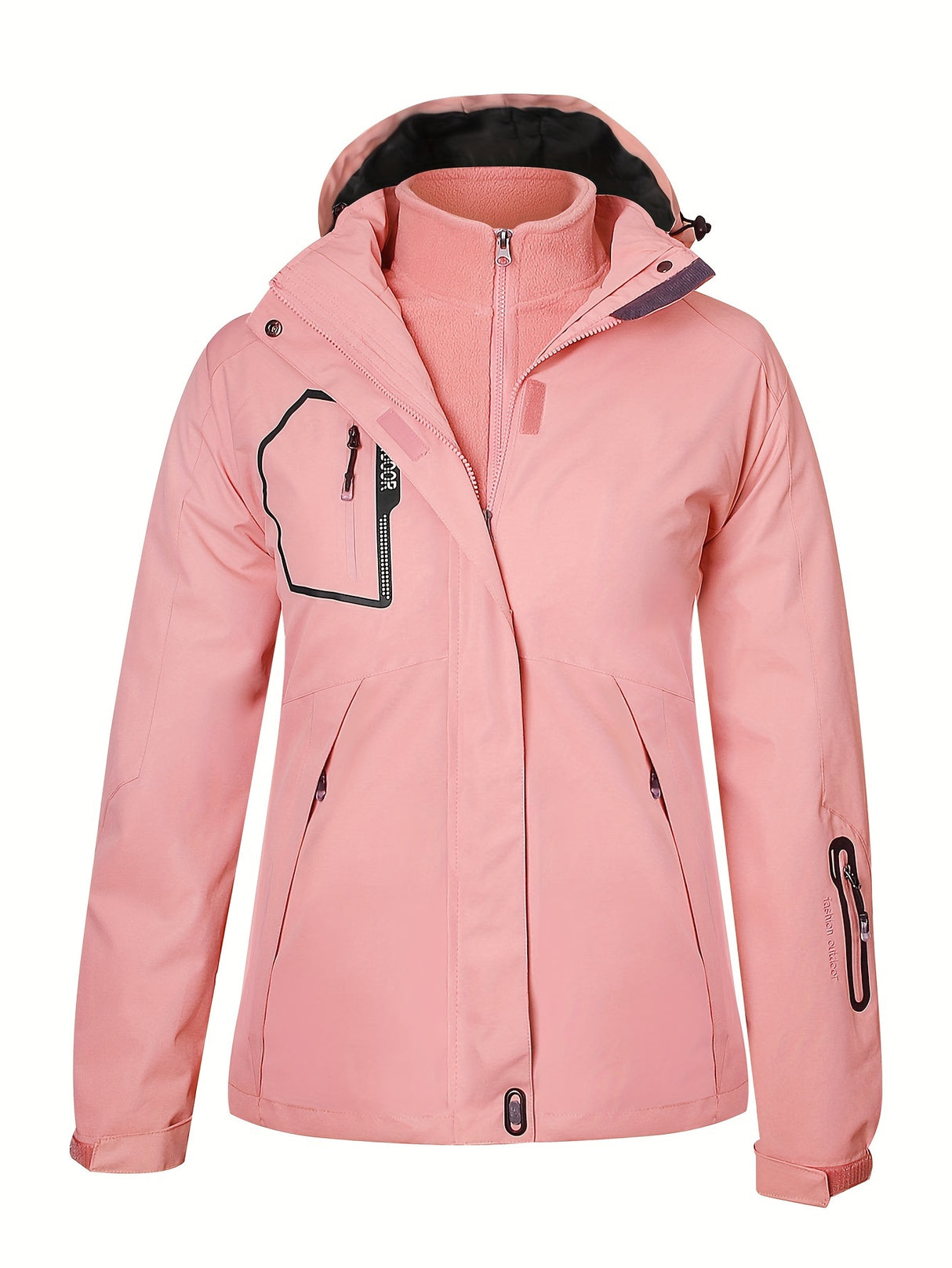 Atlaslava Womens 3in1 Waterproof Jacket Ski Hike  More Provain Shop