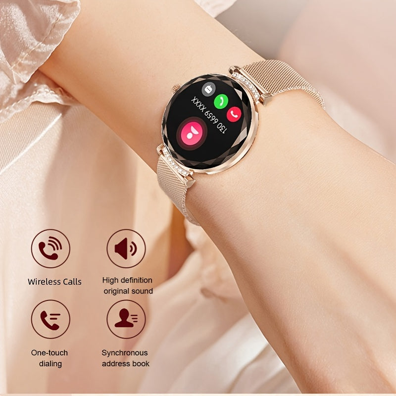 Provain Shop High Quality Fashion Women's Watch Multi Functional Wireless Call Smart Bracelet Sports Step Watch Timing Remote Control Photography Women's Watch 