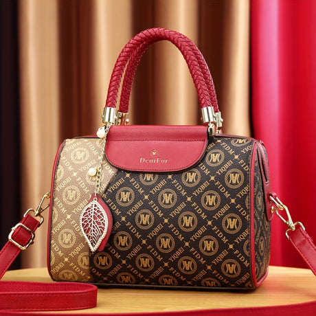 Luxury Top Handle Boston Bag, Classic Crossbody Bag, Women's Fashion Handbag, Shoulder Bag & Purse provain