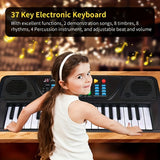 37-Key Electronic Piano Keyboard With Microphone - Portable Musical Instrument Great Christmas Or Birthday GiftBirthday And Christmas Gift Provain Shop