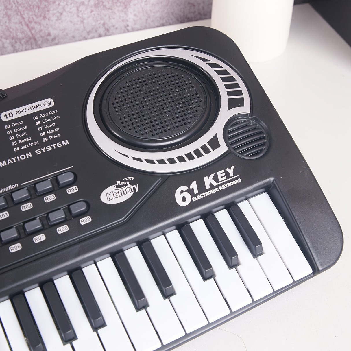 61 Keys Black Digital Music Electronic Keyboard KeyBoard Electric Piano Kids Gift Musical Instrument Provain Shop