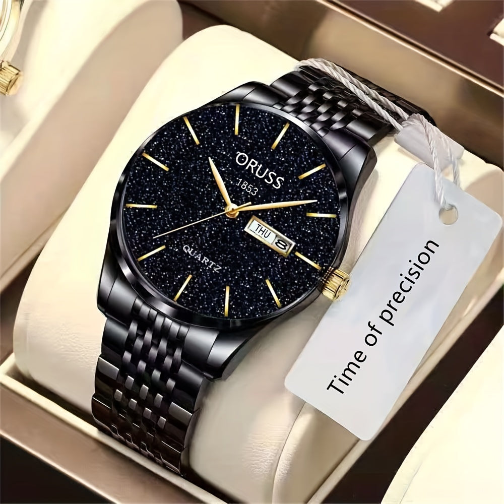 Sophisticated Gentleman’s Quartz Watch - 30m Water Resistant, Sporty Elegance & Gift-Ready Provain Shop