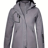 Atlaslava Womens 3in1 Waterproof Jacket Ski Hike  More Provain Shop