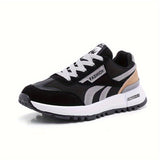 Provain Shop Stylish & Cozy Fleece-Lined Women's Sneakers - Lightweight, All-Season Comfort with Supportive Walking Platform 