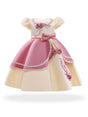 Provain Shop Elegant Girls Princess Dress with Embroidered Flowers & Lace - Perfect for Weddings, Birthdays & Special Occasions 