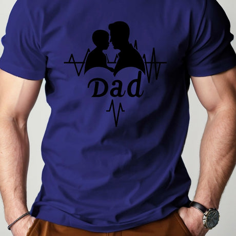 Provain Shop Fatherhood Love G500 pure cotton men's Tshirt comfort fit 