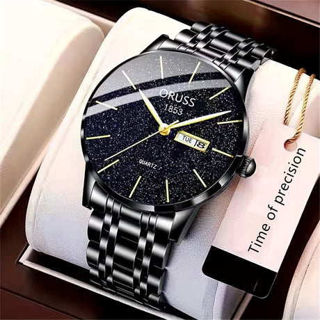 Sophisticated Gentleman’s Quartz Watch - 30m Water Resistant, Sporty Elegance & Gift-Ready Provain Shop