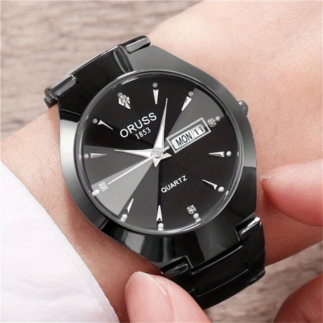 Provain Shop Low price clearance men's watch, fashion all-in-one waterproof glow-in-the-dark high-grade trend personality casual simple double calendar men's watch, Ideal choice for Gifts 