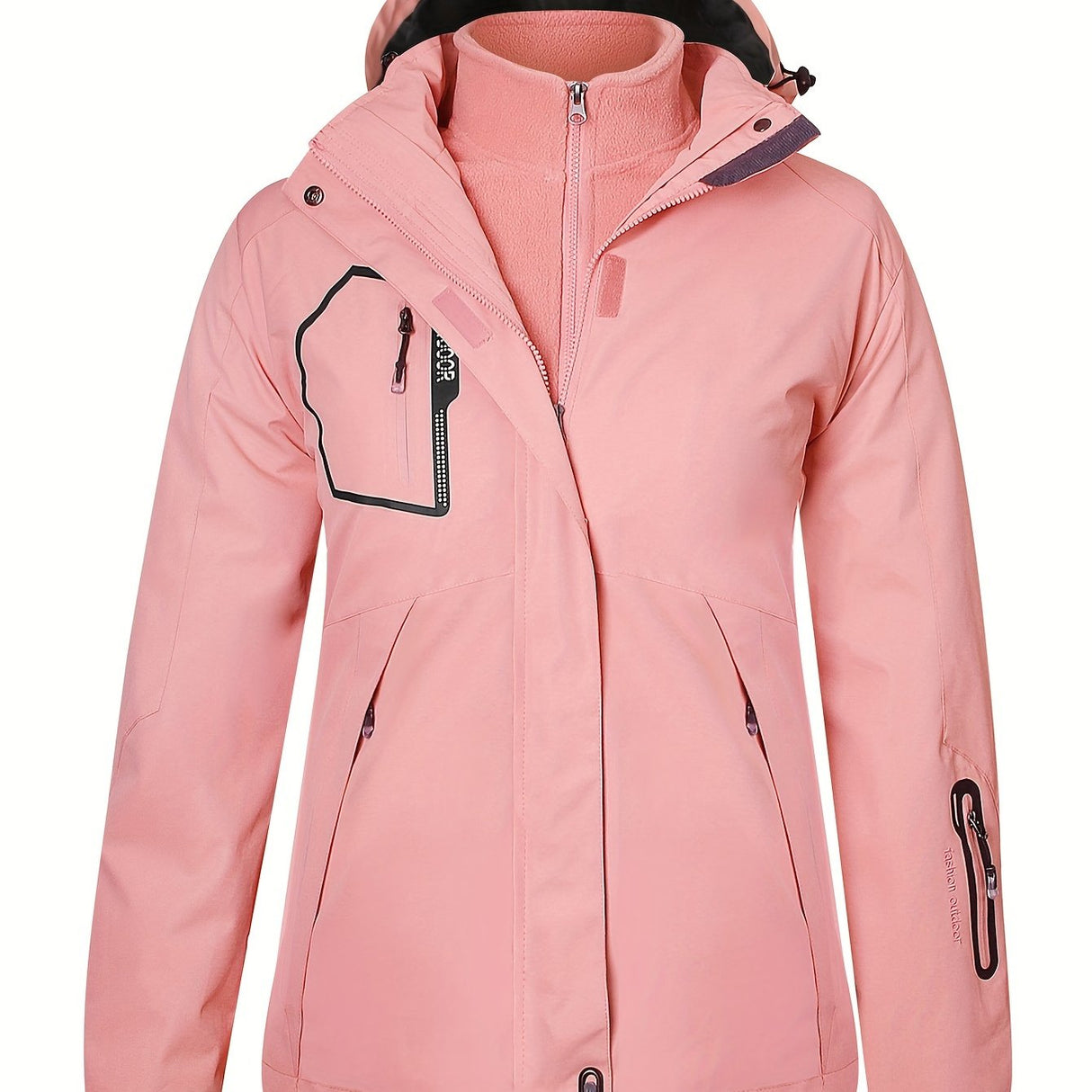 Atlaslava Womens 3in1 Waterproof Jacket Ski Hike  More Provain Shop