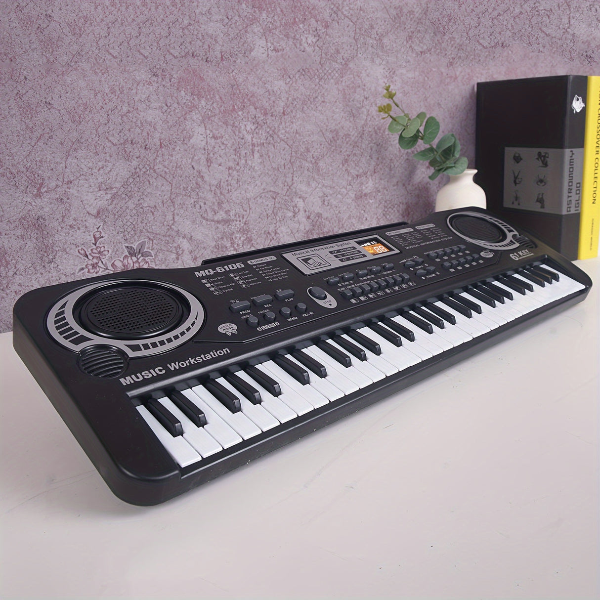 61 Keys Black Digital Music Electronic Keyboard KeyBoard Electric Piano Kids Gift Musical Instrument Provain Shop