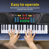 37-Key Electronic Piano Keyboard With Microphone - Portable Musical Instrument Great Christmas Or Birthday GiftBirthday And Christmas Gift Provain Shop