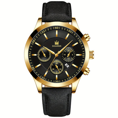 Mens Calendar Quartz Wrist Watches, Business Casual Watch, Ideal choice for Gifts Provain Shop