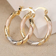 Vintage Bohemian S925 Twisted Hoop Earrings for Women Provain Shop